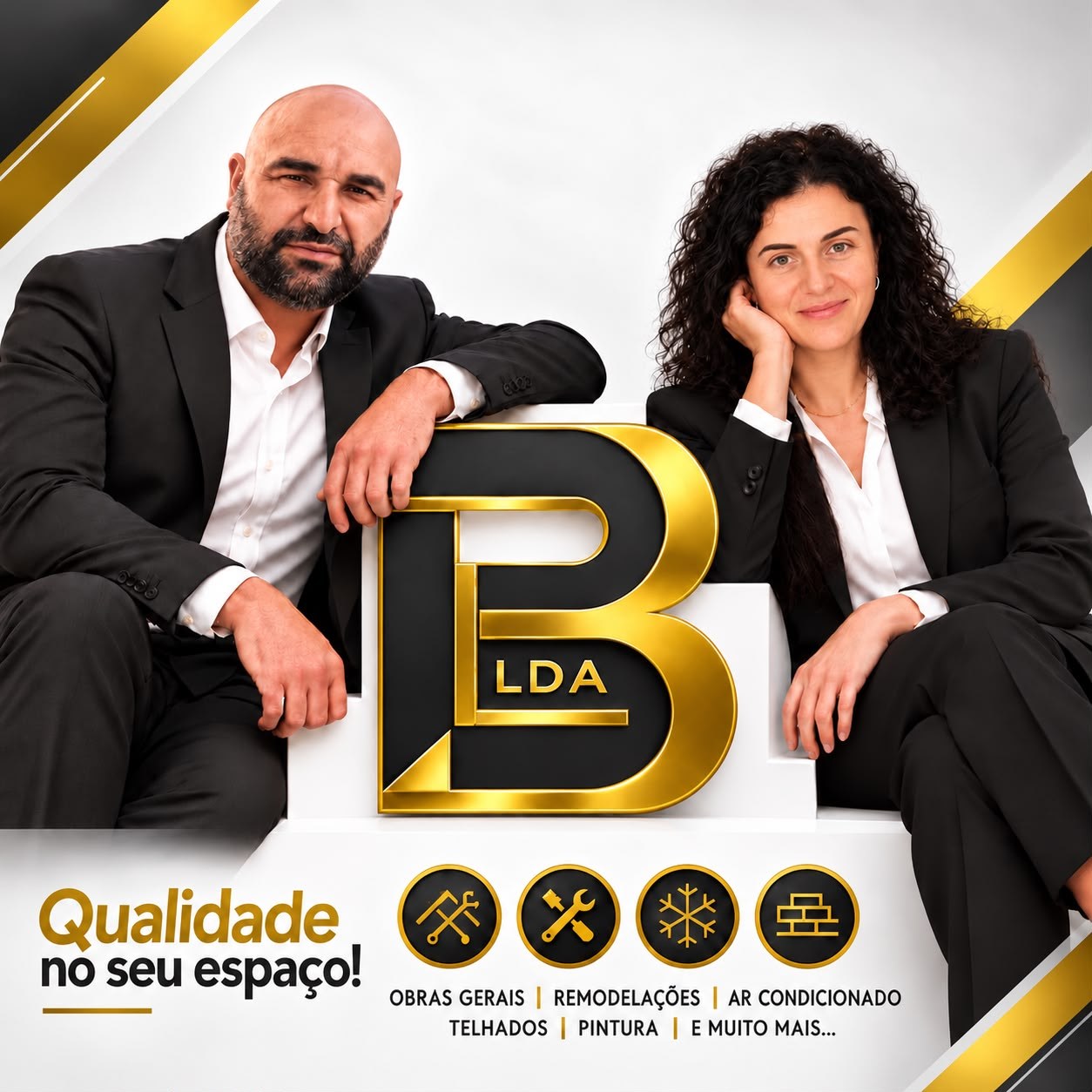 Material de marca BERLINSKY: logótipo, equipa e áreas de atuação